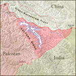 Map of the Siachen Glacier