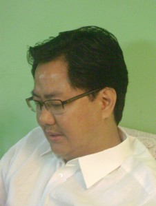rijiju Kiren Rijiju, Lok Sabha MP, Arunachal (West)