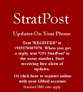 Click here to subscribe to StratPost SMS Alerts with youre GMail account. For Free!