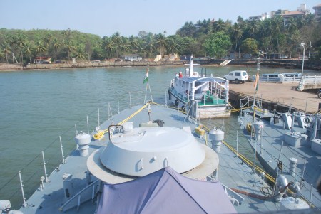 The view from the bridge.