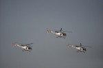 The navy's Chetak helicopters.