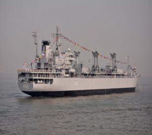 tanker The tanker, INS Jyoti.