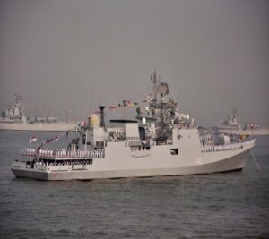 The frigate, INS Talwar.