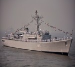 The cadet training ship, INS Tir.