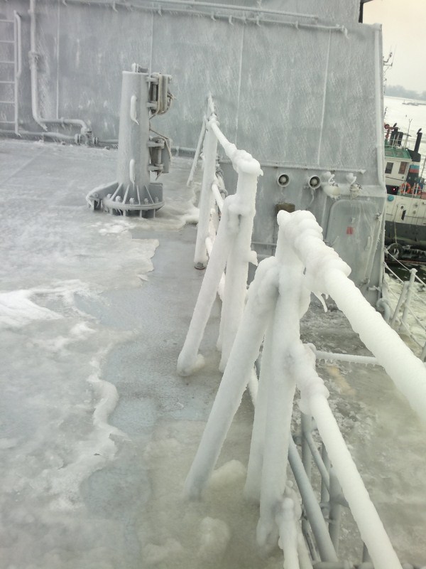 The iced deck can be dicey, too, and takes some getting used to.