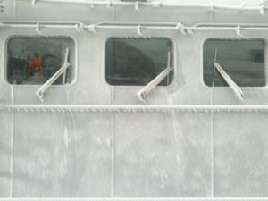Ice forms quickly on surfaces, but the reliable systems thaw out the frost, once operational.