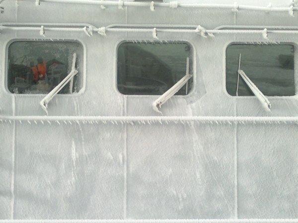 Ice forms quickly on surfaces, but the reliable systems thaw out the frost, once operational.